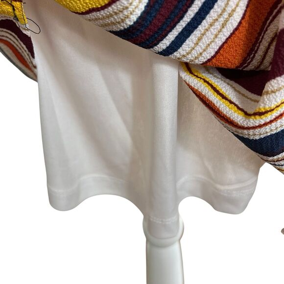 J for Justify Women's Dress Multicolor Size XLarge 3/4 Roll Tab Sleeve‎ Striped - Picture 8 of 15